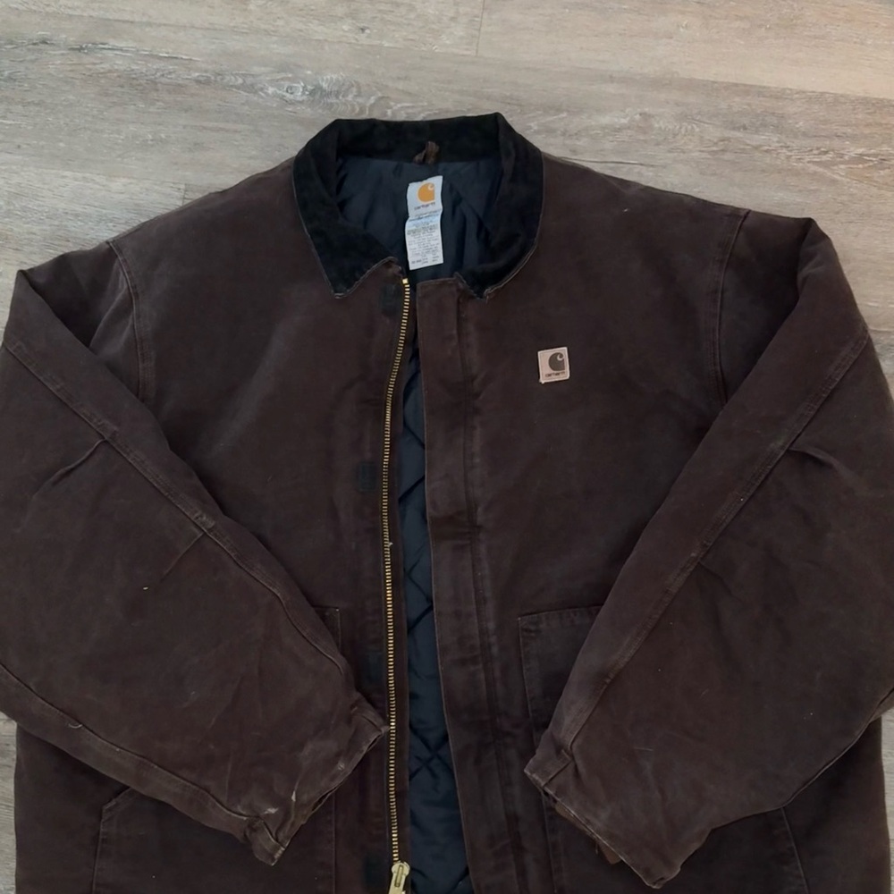 J22 dkb Carhartt sandstone traditional arctic jacket vintage